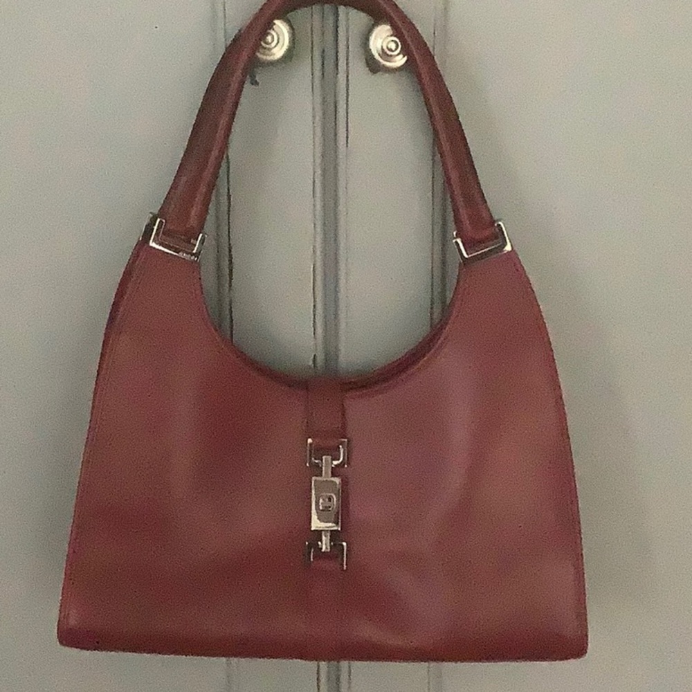 Deep red Gucci bag
